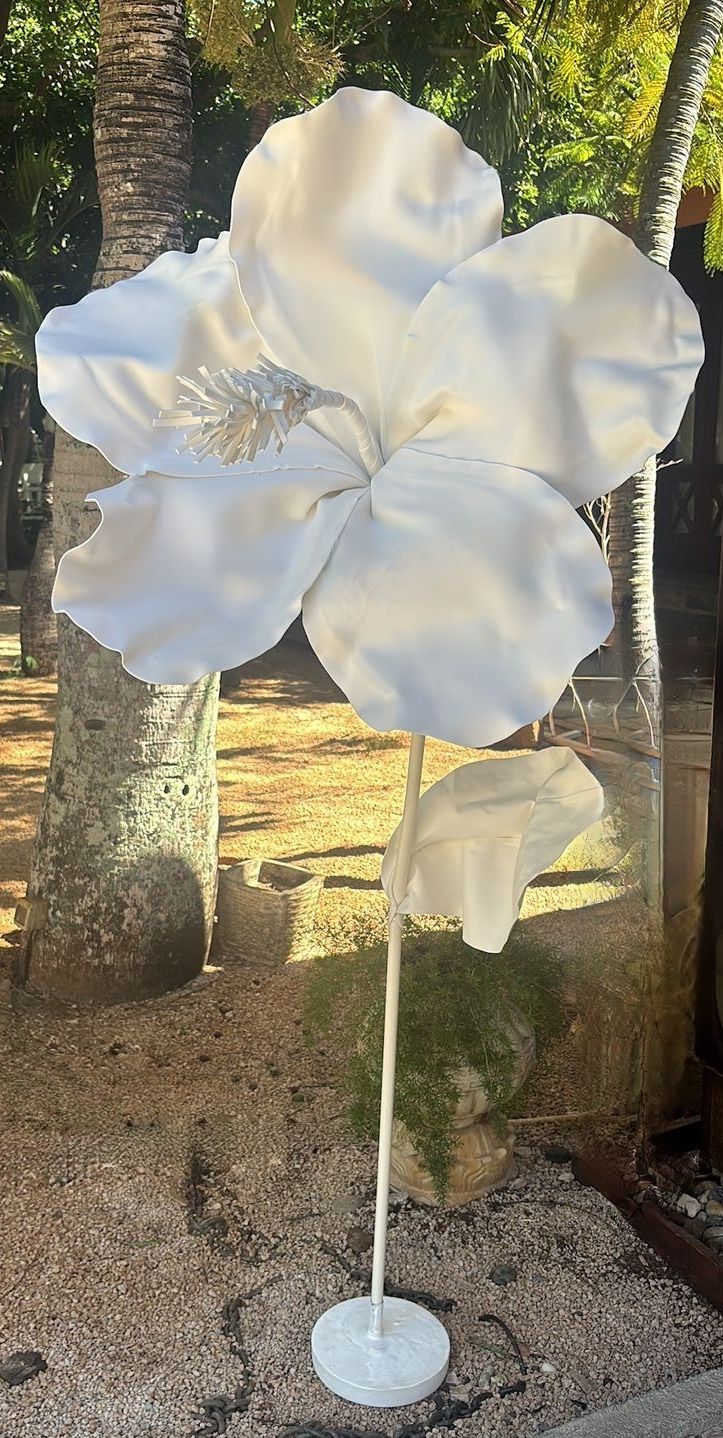 Déco | en forme de fleur d'hibiscus géante
