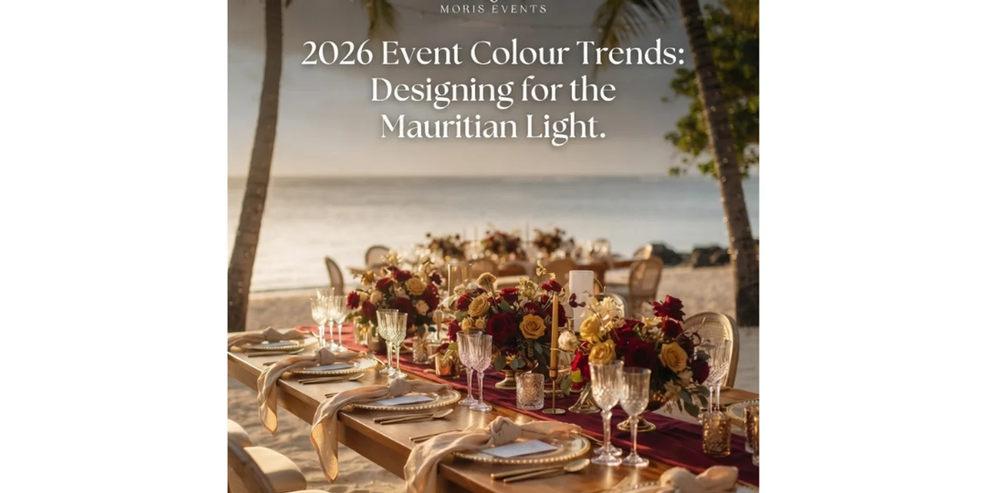 2026 Event Colour Trends: The Perfect Palettes for Your Mauritius Celebration.