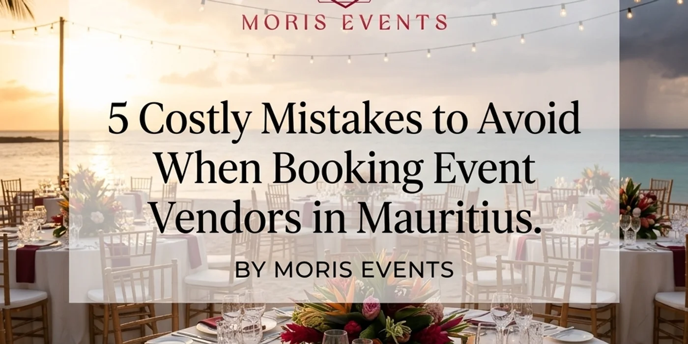 5 Costly Mistakes to Avoid When Booking Event Vendors in Mauritius