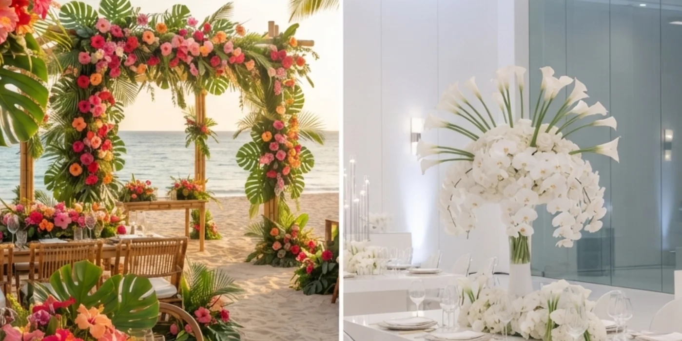 Event Decor in Mauritius: Tropical vs. Minimalist Guide