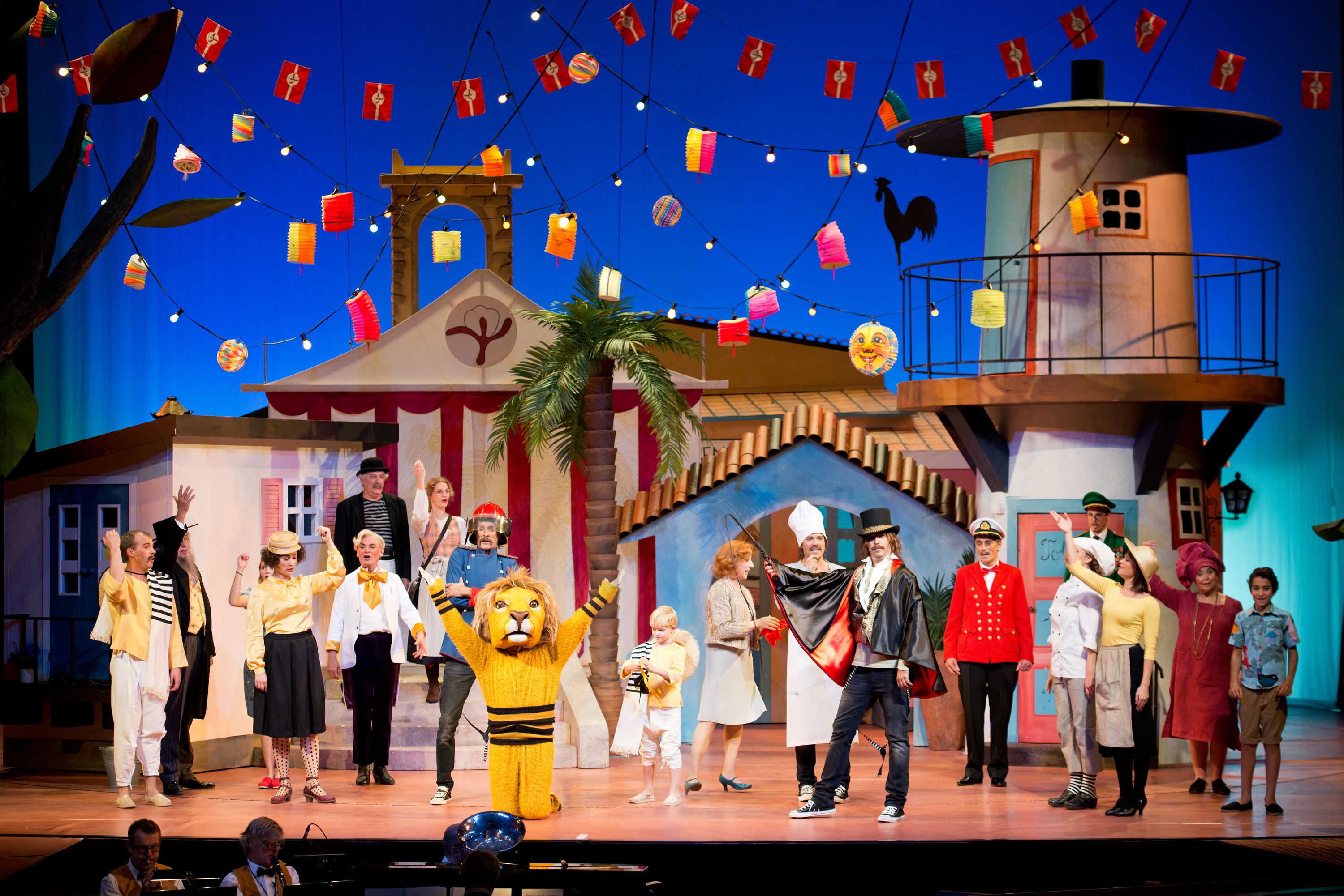 Scene fra Folk og røvere i Kardemomme by