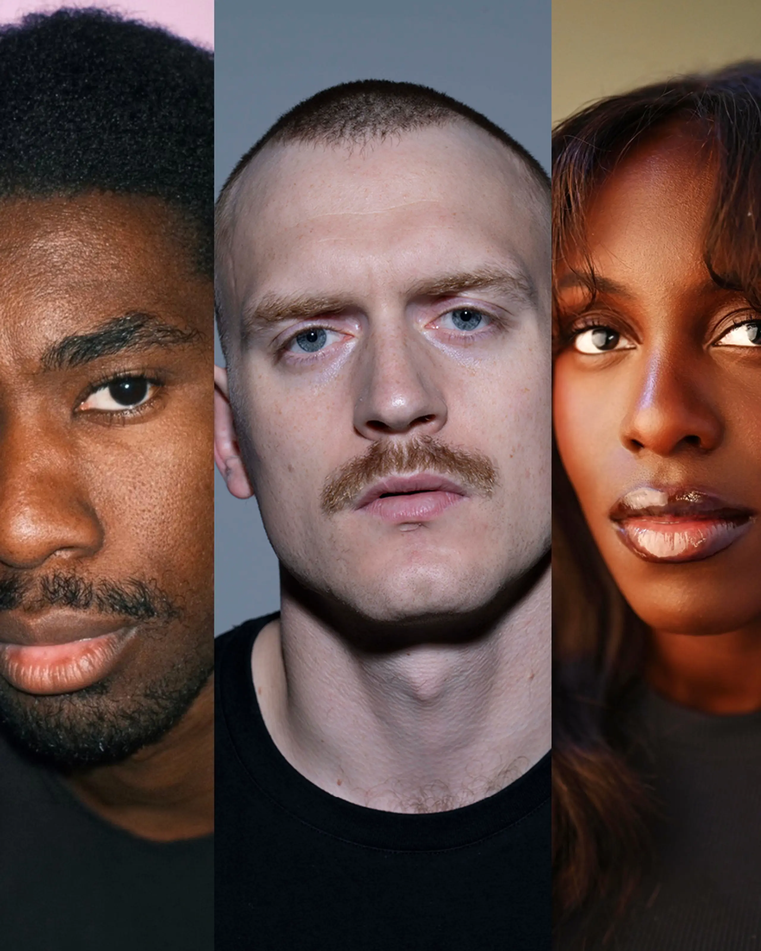 Kollasj med fem personer.