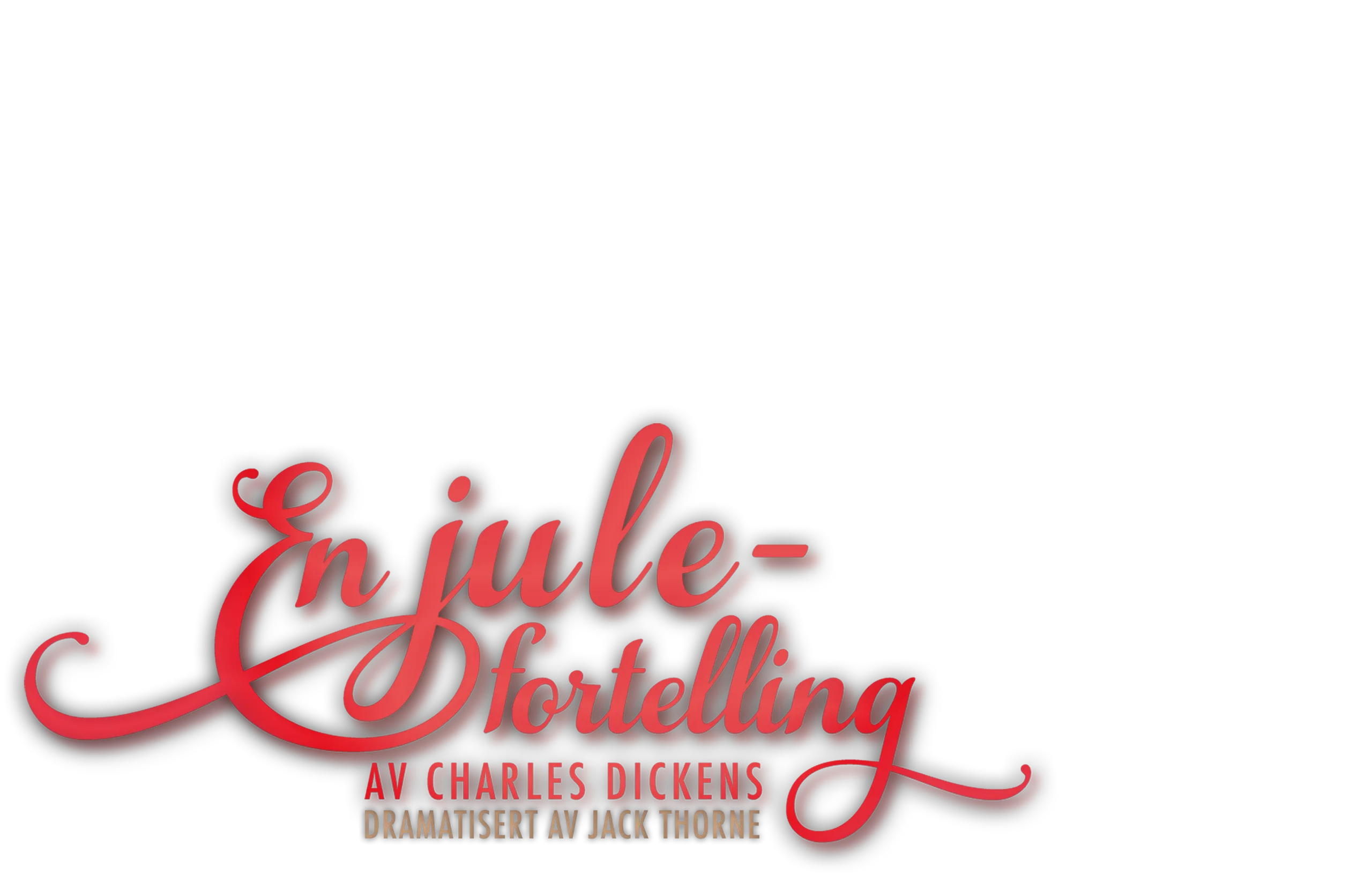 Typo "En julefortelling av Charles Dickens. Dramatisert av Jack Thorne"