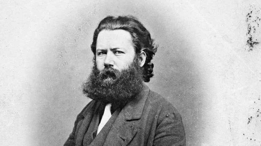 Portrett av en ung Henrik Ibsen