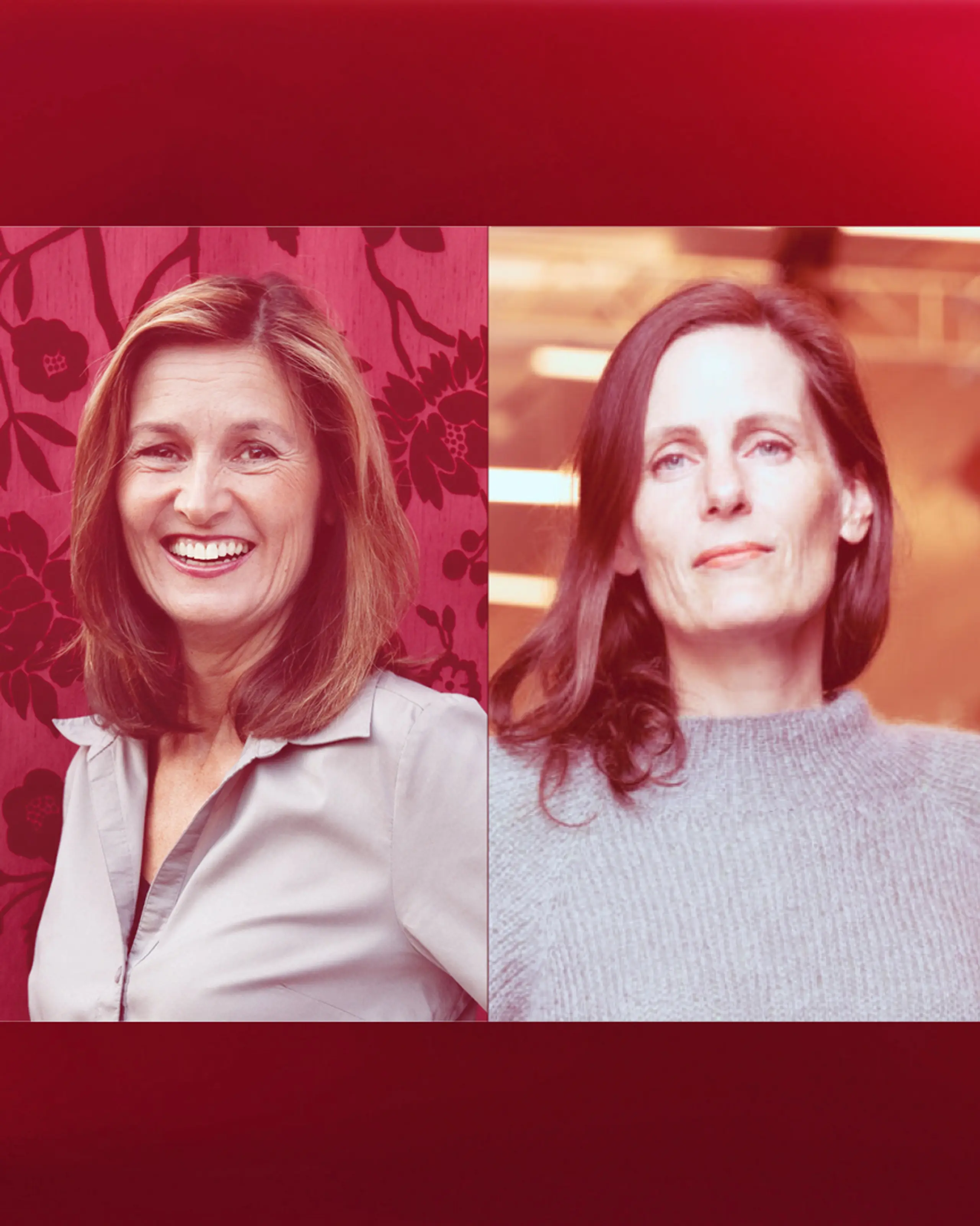 Portrett av to kvinner