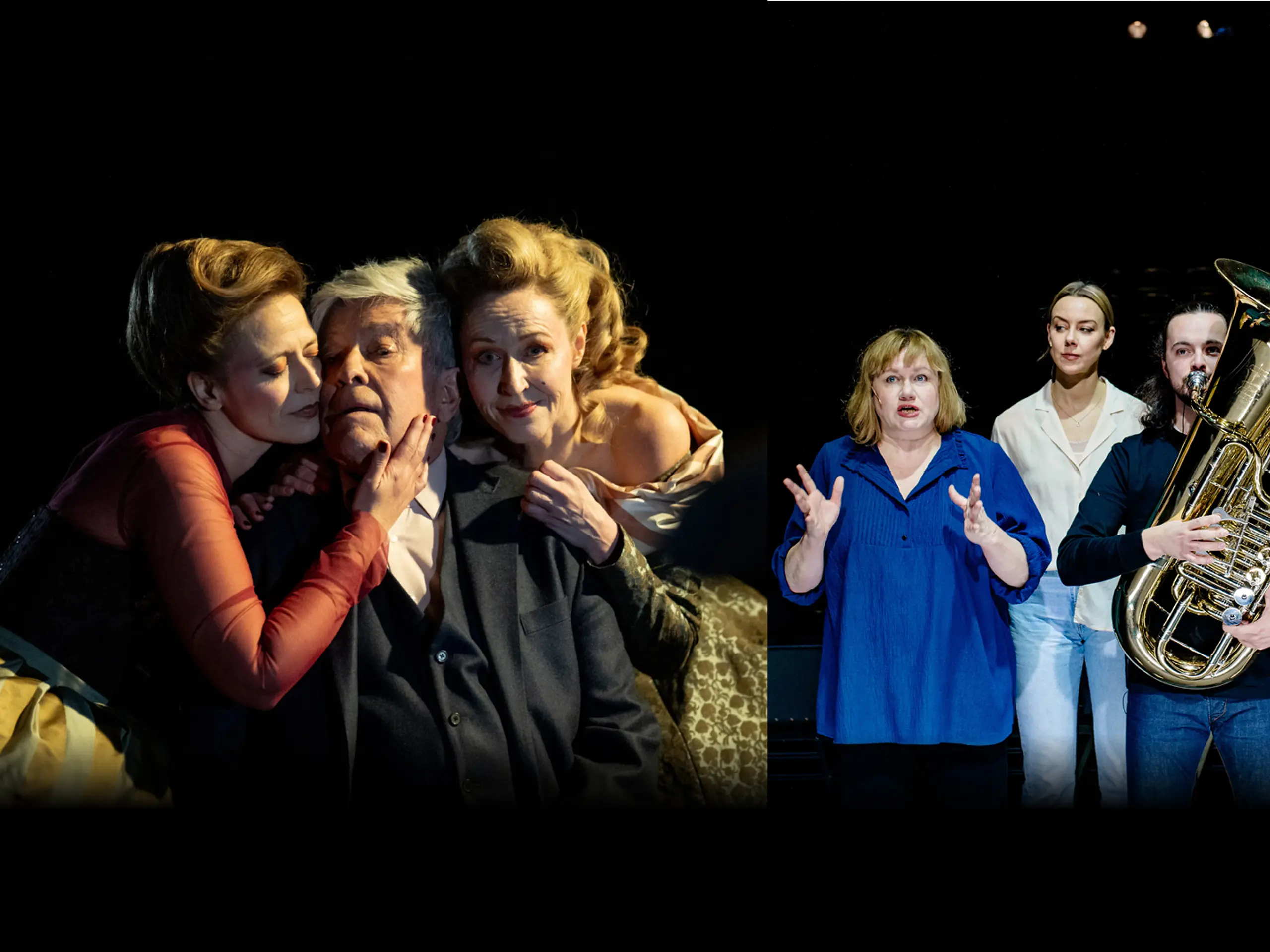 Collage fra Lygre-forestillinger