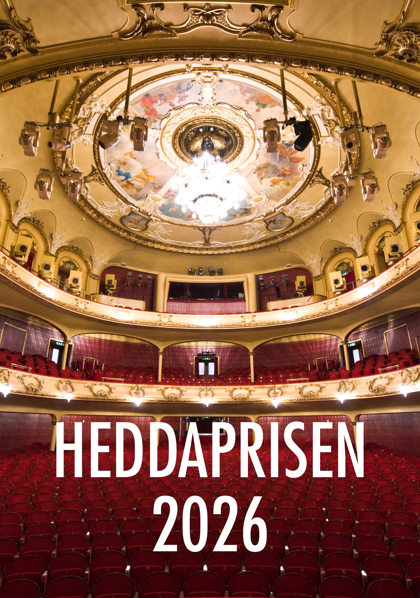 Salen på Hovedscenen med tittelen Heddaprisen 2026