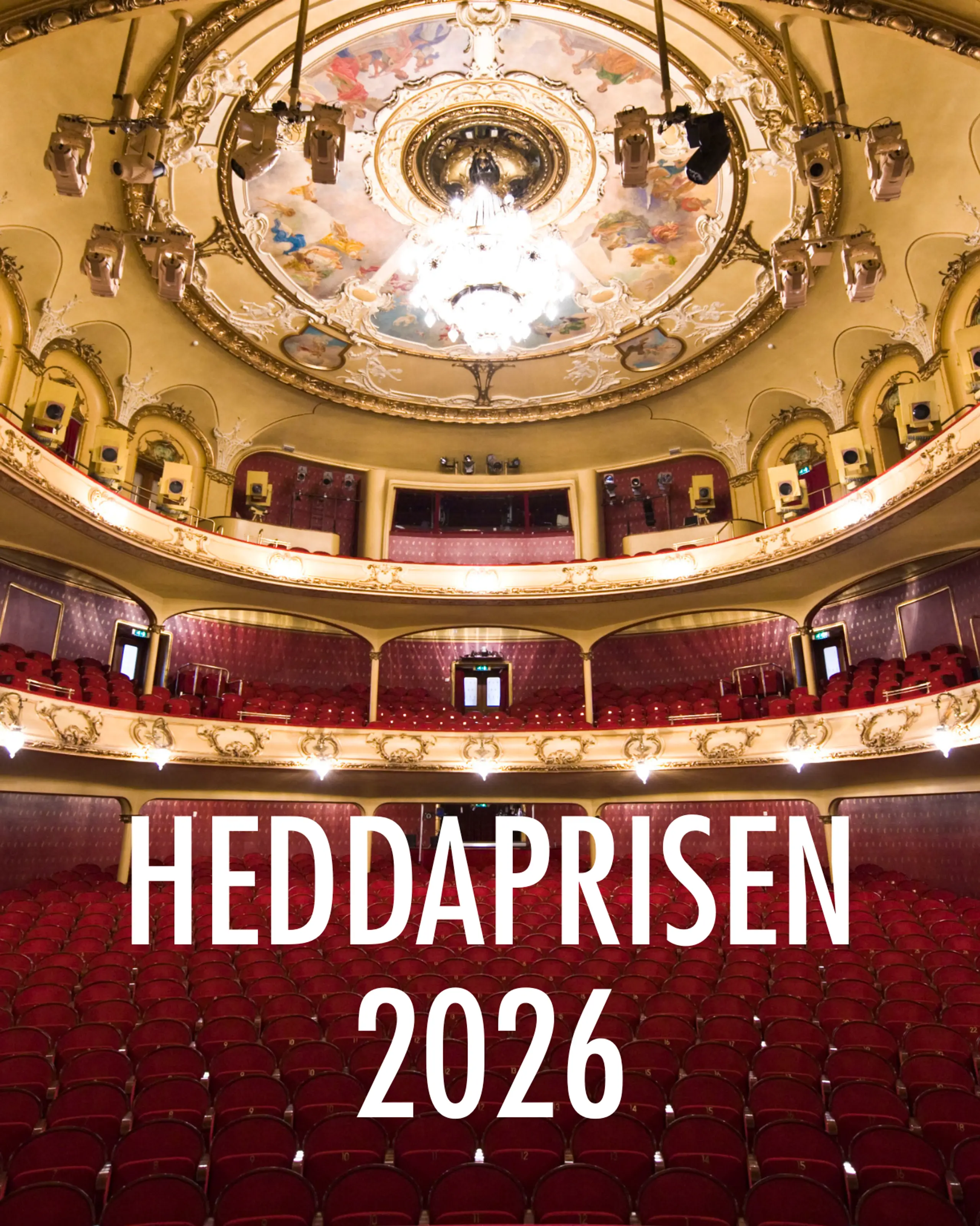 Salen på Hovedscenen med tittelen Heddaprisen 2026