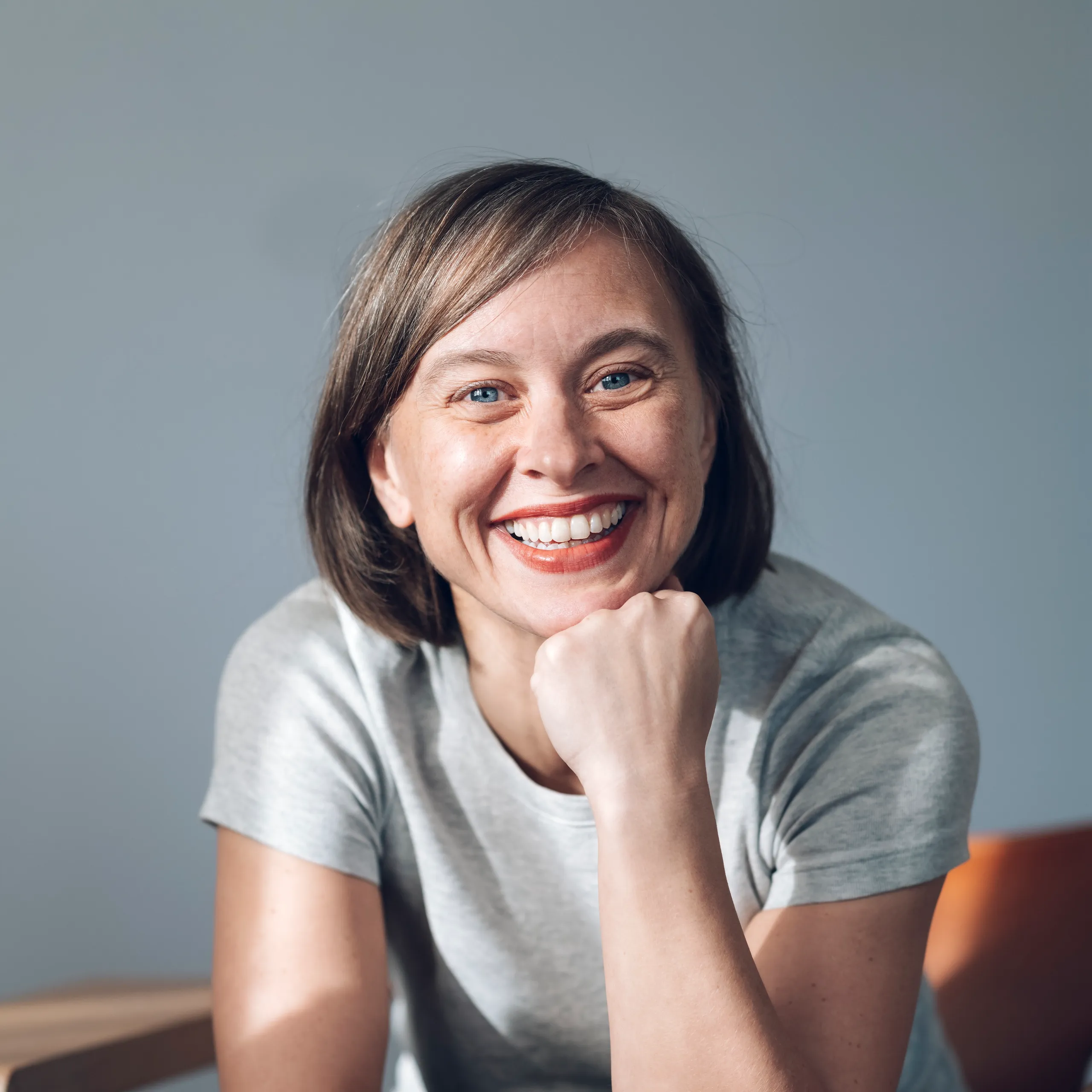 Portrett av smilende kvinne