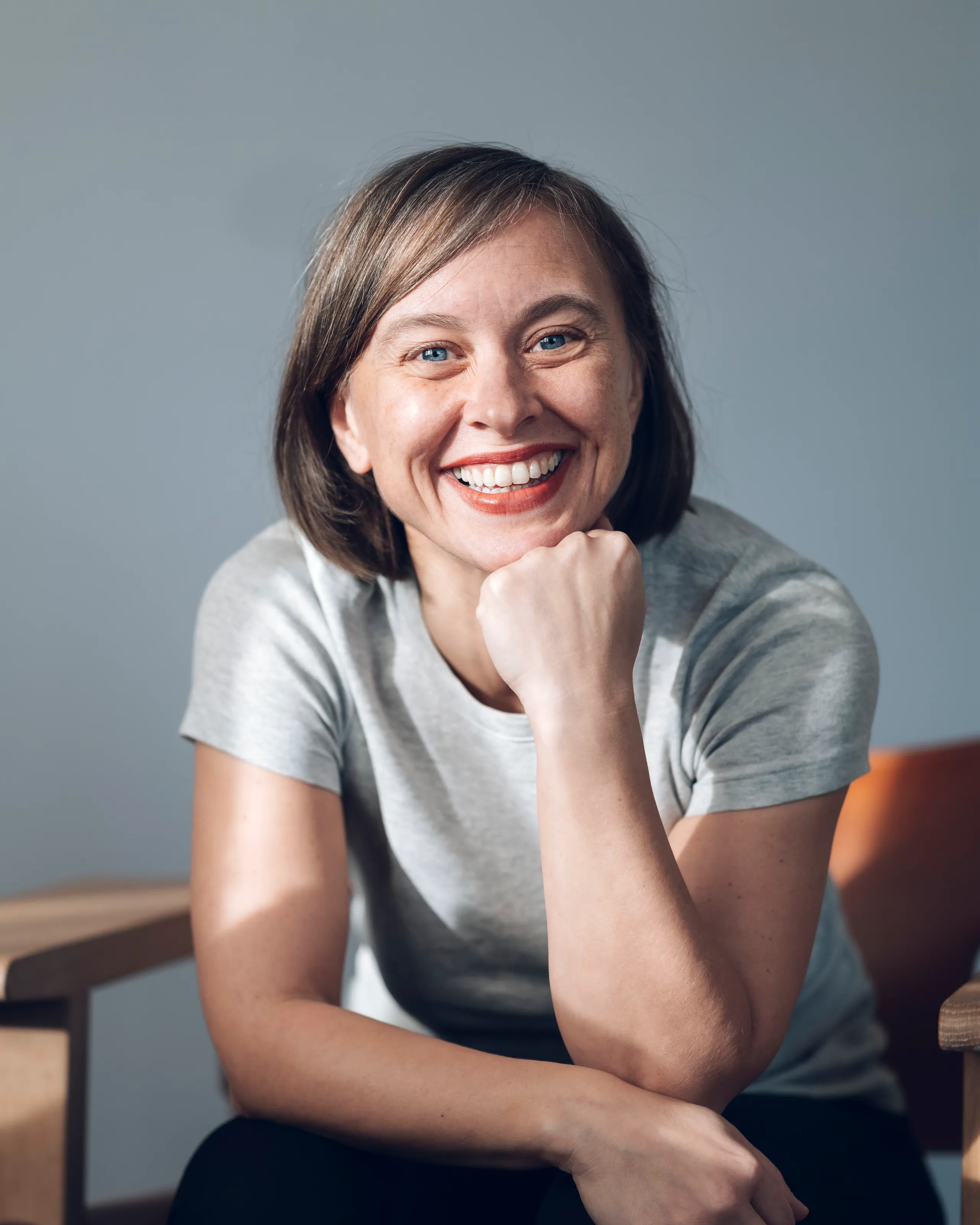 Portrett av smilende kvinne