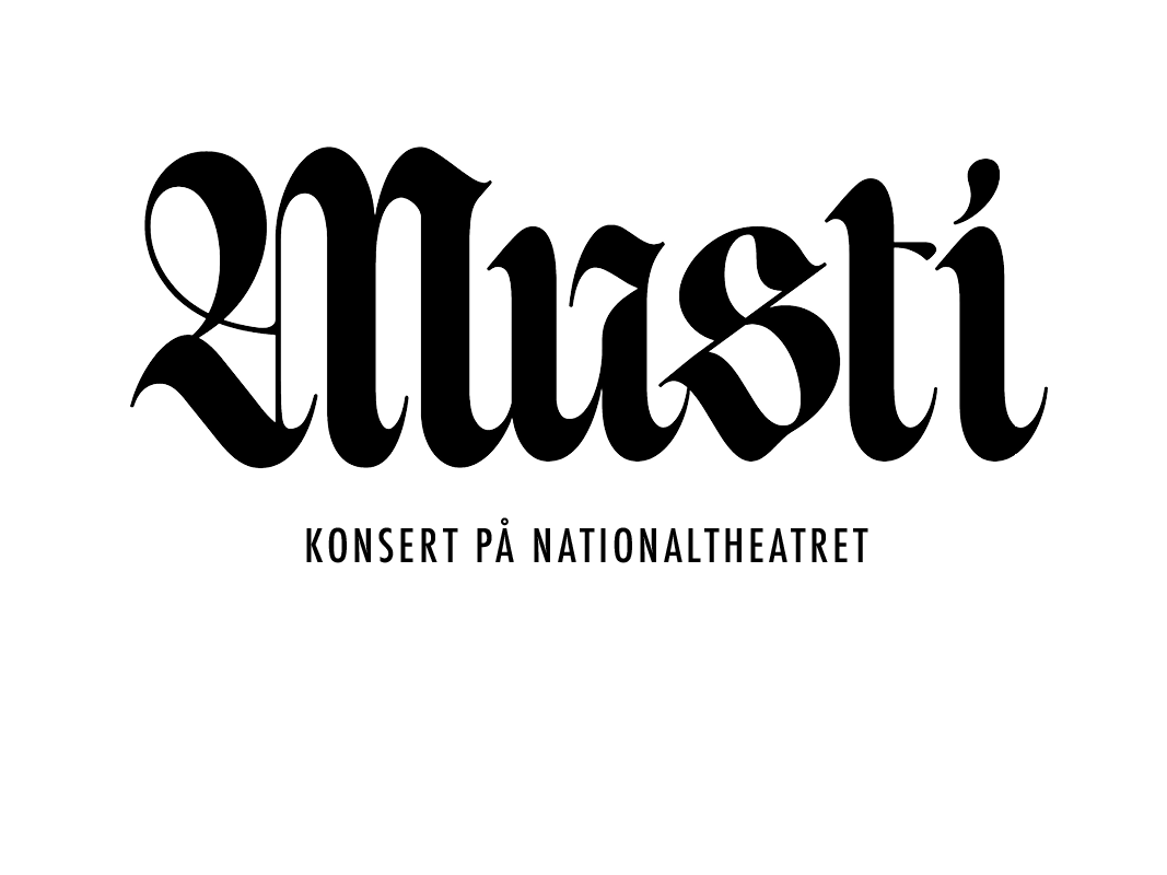 Tekst: "Musti Konsert på Nationaltheatret"