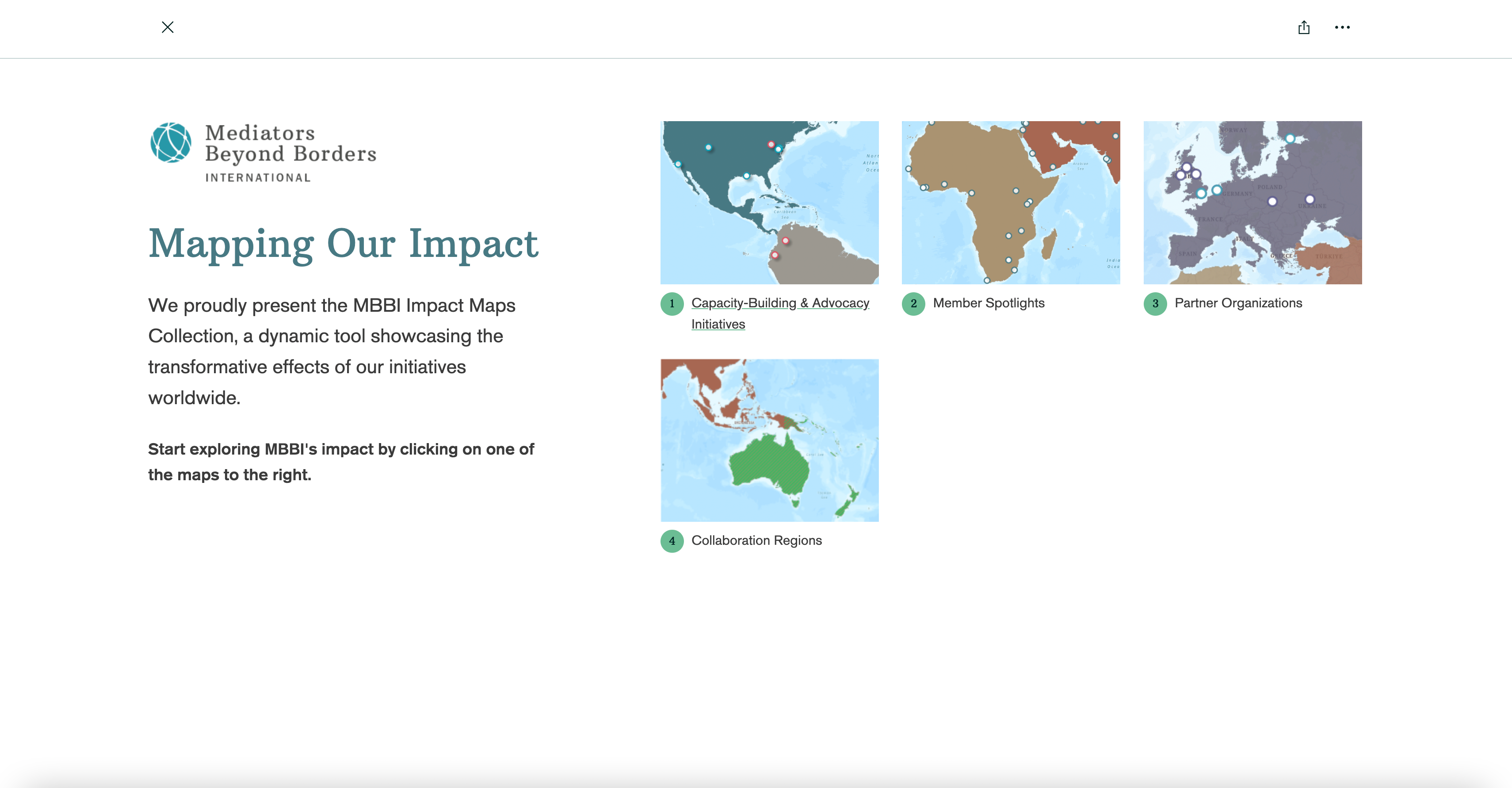 MBBI Impact Maps Collection preview