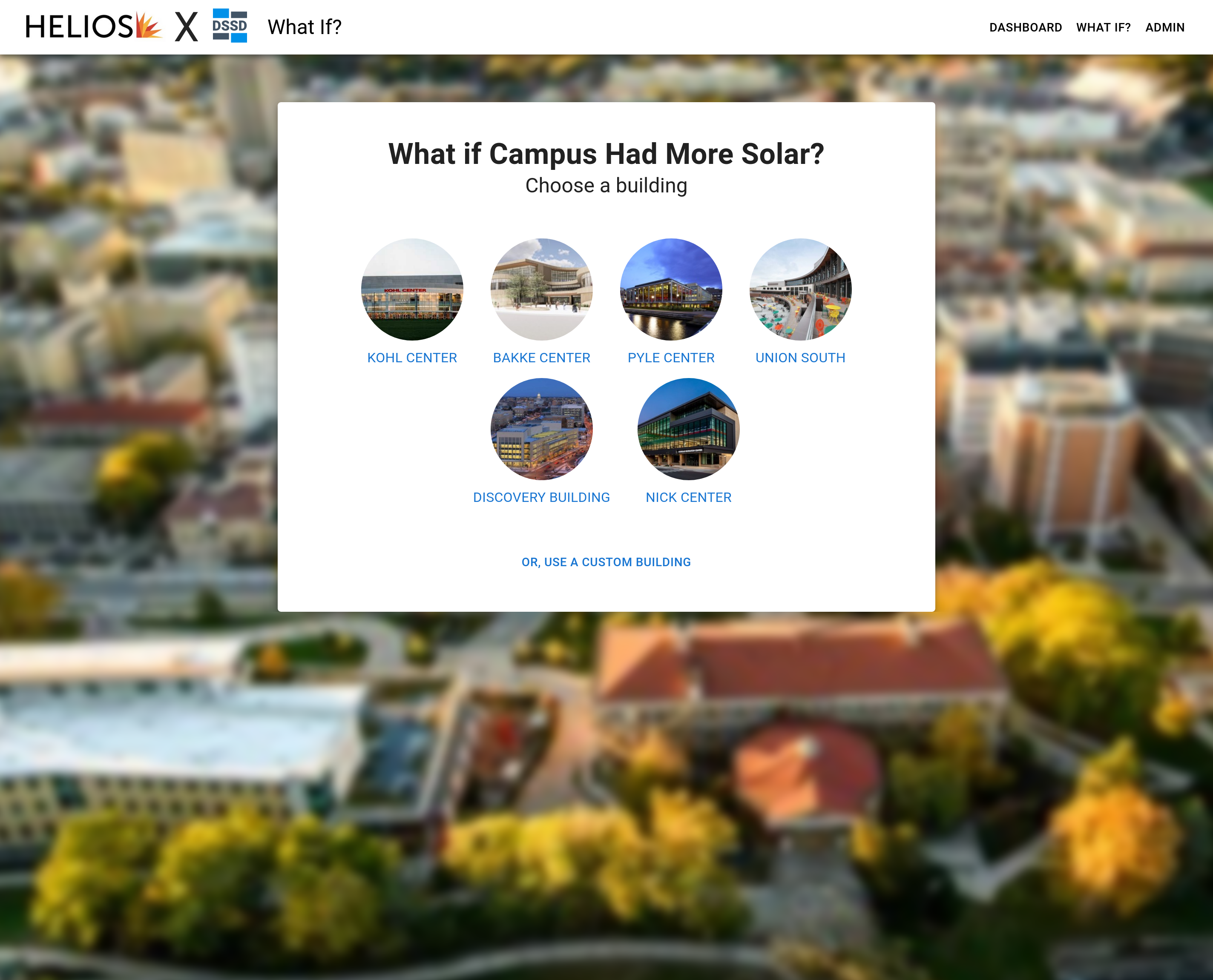 Campus Solar Dashboard preview