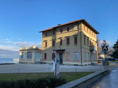 External view of the Palazzo Verbania in Luino