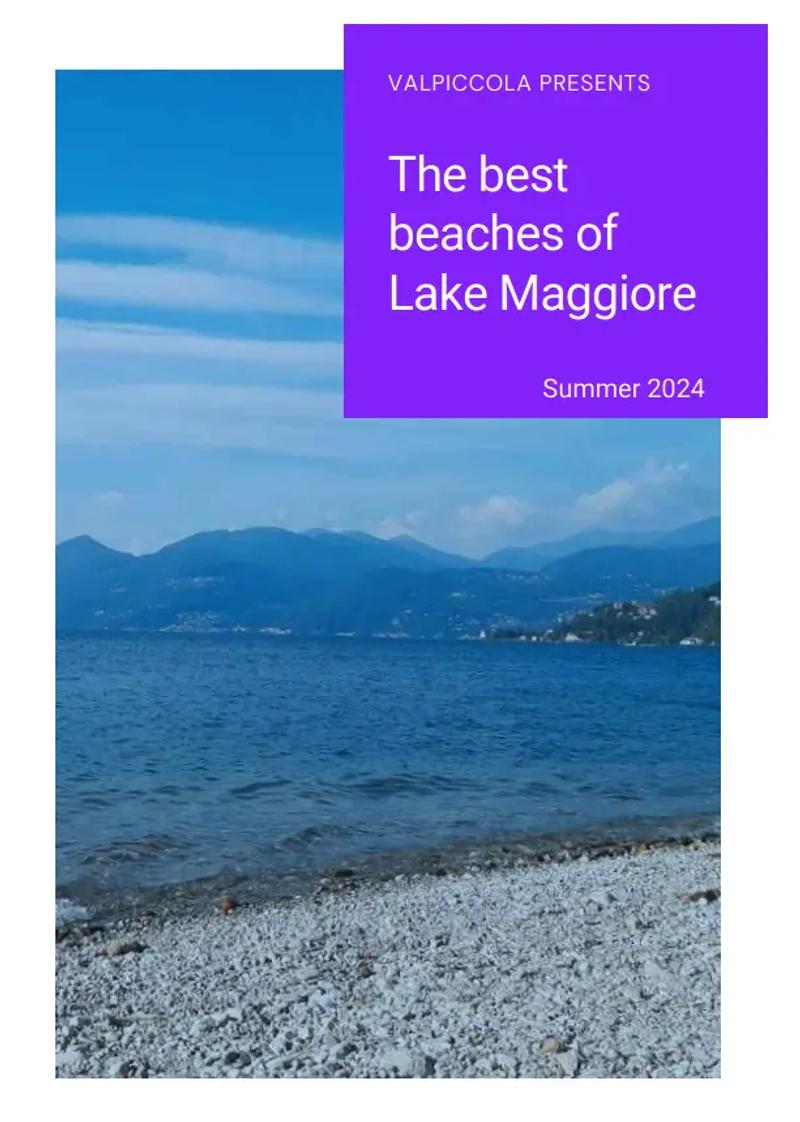 Carte complète des meilleures plages du Lac Majeur