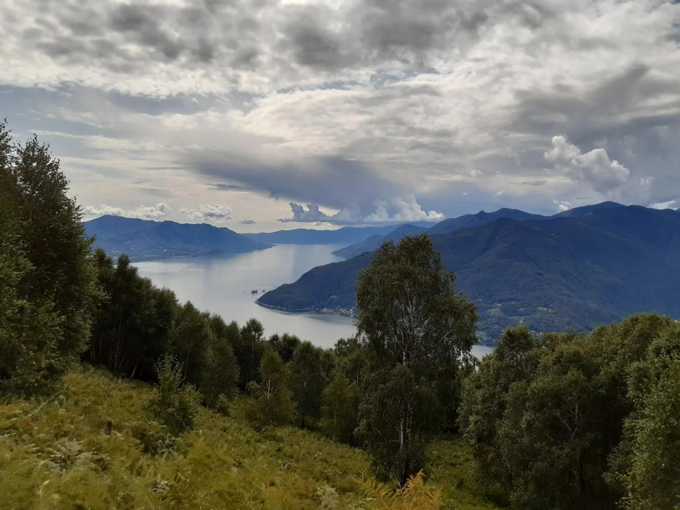 Seeblick von der Alpe San Michele