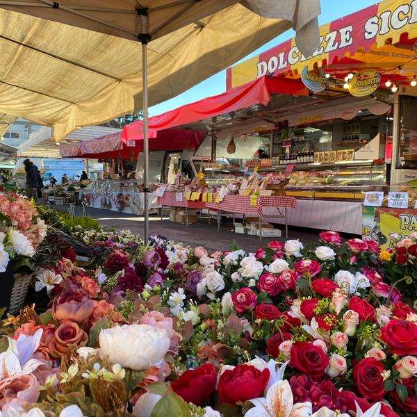 Flowers at the Luino market