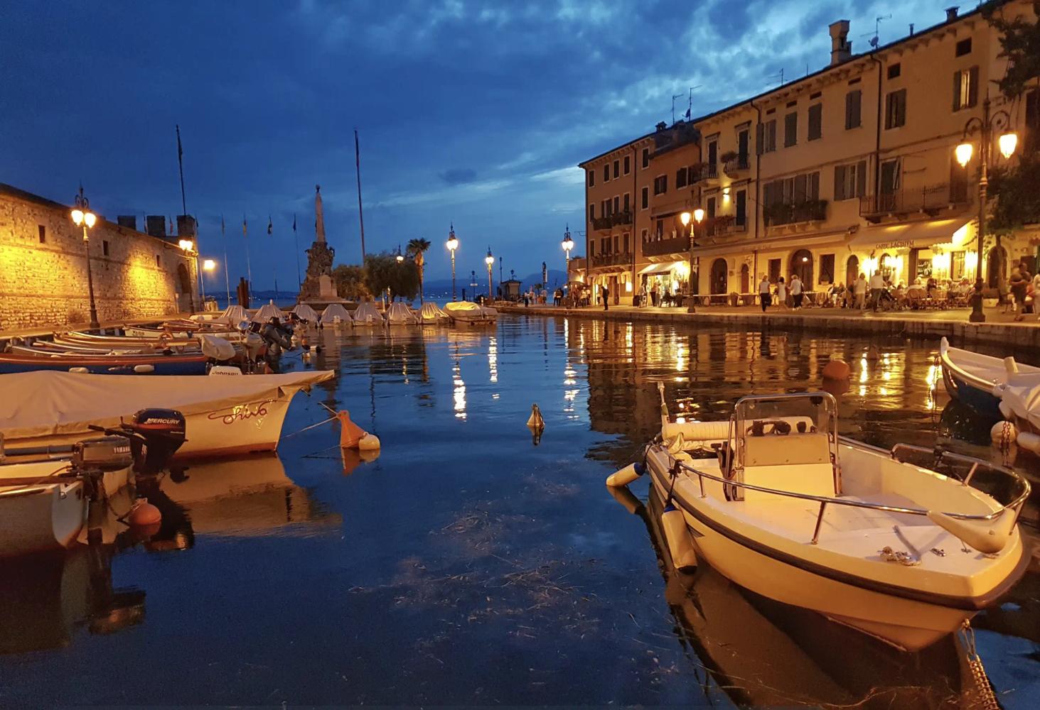 Lazise on Lake Garda at Sunset