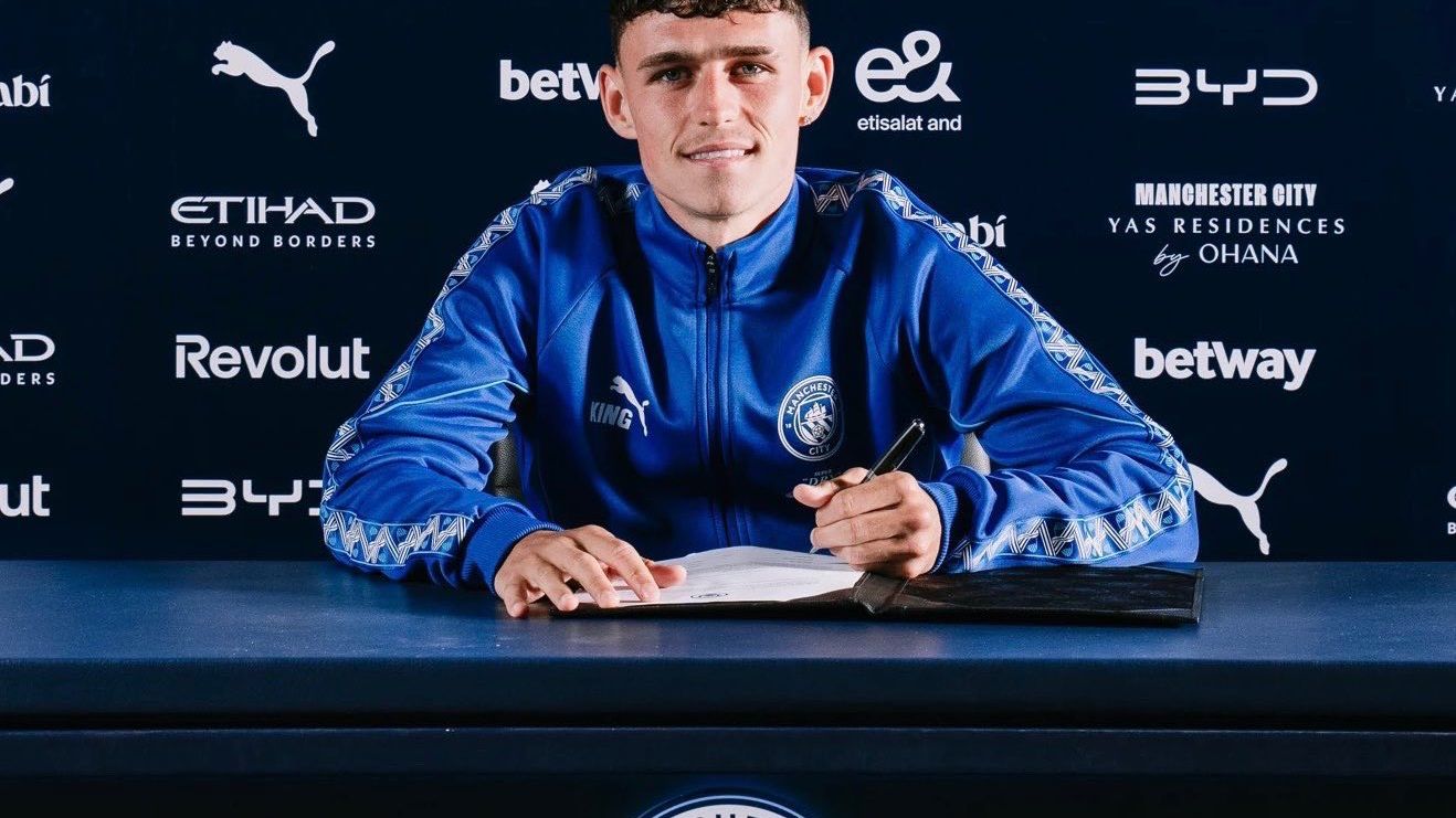 Manchester City confirms Phil Foden's contract extension — News news on dripviewz