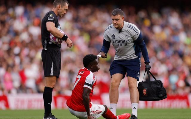 What is the update on Bukayo Saka's injury? — Sports story on dripviewz