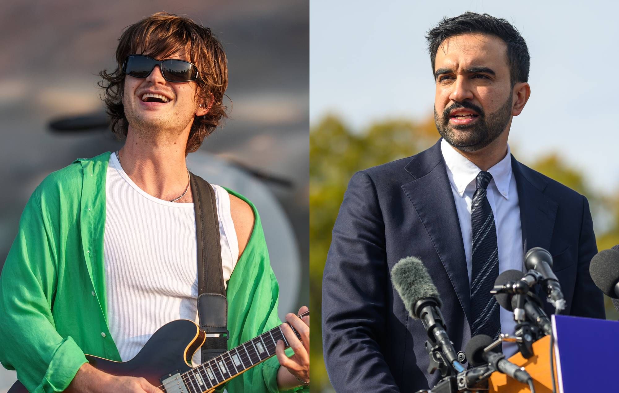 Watch NYC mayor Zohran Mamdani make surprise cameo at Djo's Forest Hills show