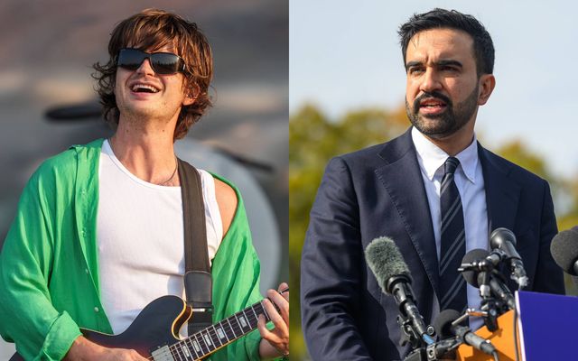 Watch NYC mayor Zohran Mamdani make surprise cameo at Djo's Forest Hills show