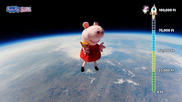 You're not hallucinating: Peppa Pig actually went to space for the solar eclipse — News news on dripviewz