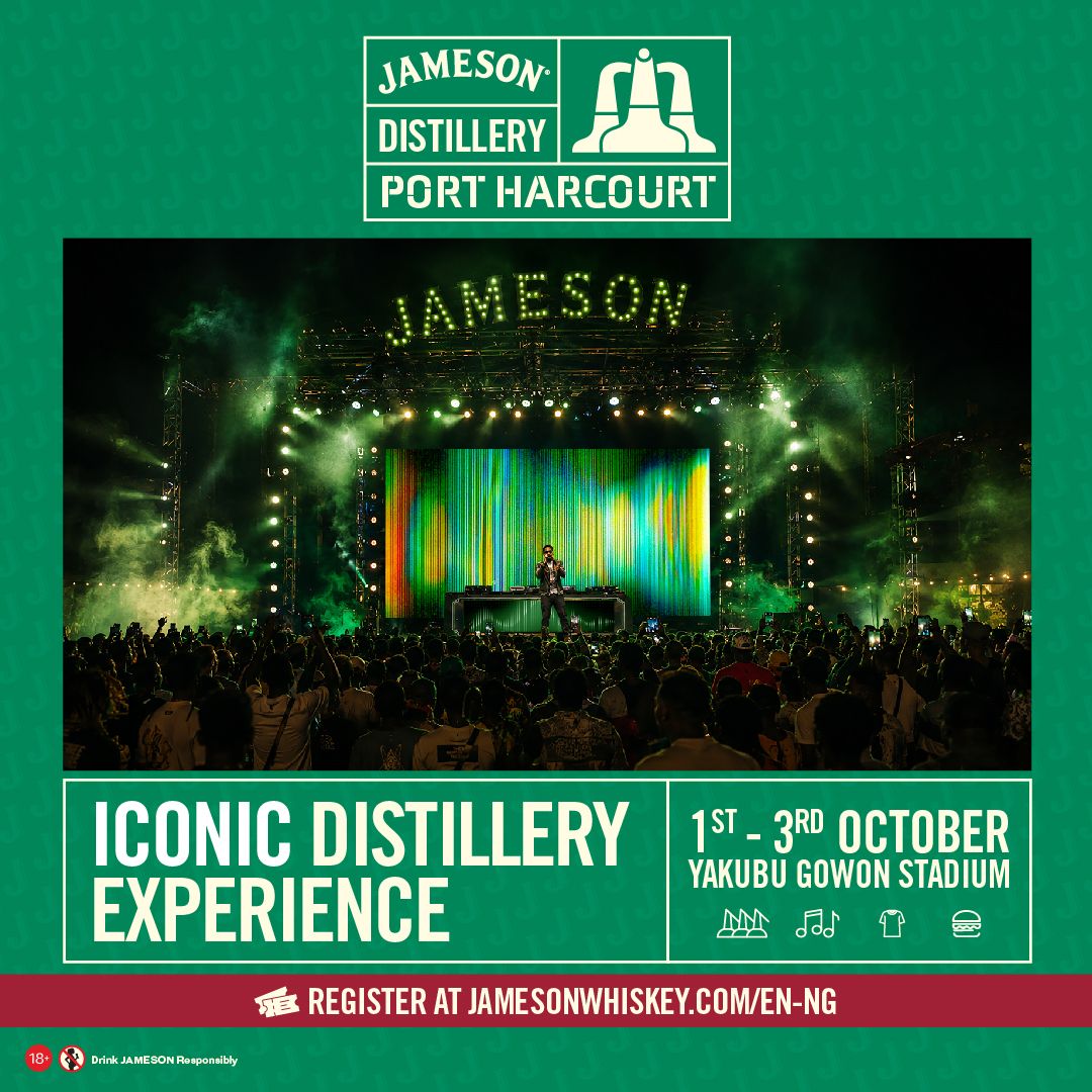 Port Harcourt Takes the Spotlight as Jameson Distillery Arrives This October — News story on dripviewz
