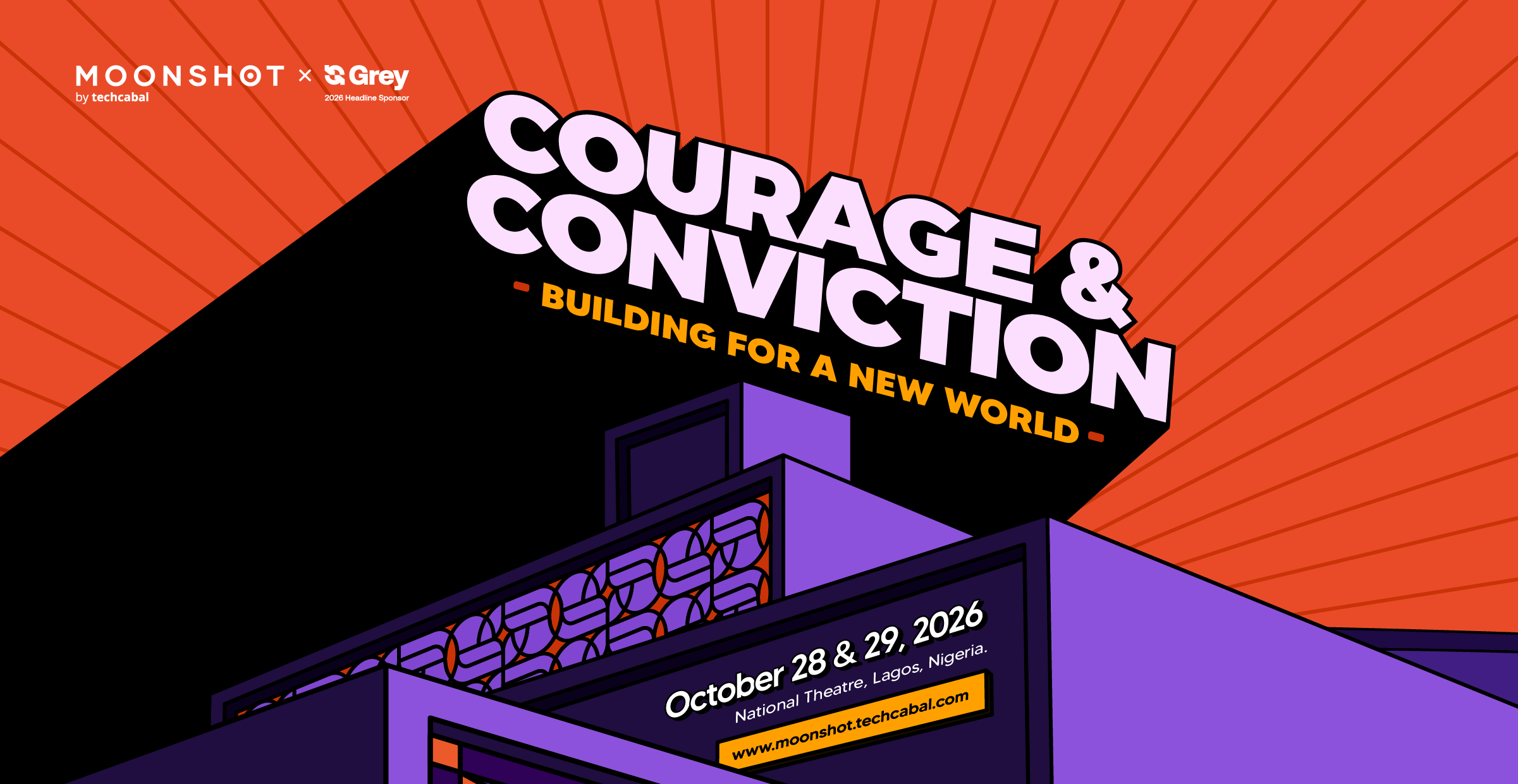 Moonshot by TechCabal unveils 2026 theme, "Courage & Conviction, Building for a New World" — News story on dripviewz