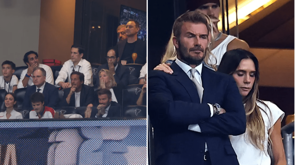 Victoria Beckham consoles emotional David after gutting England result as celebrities react to match