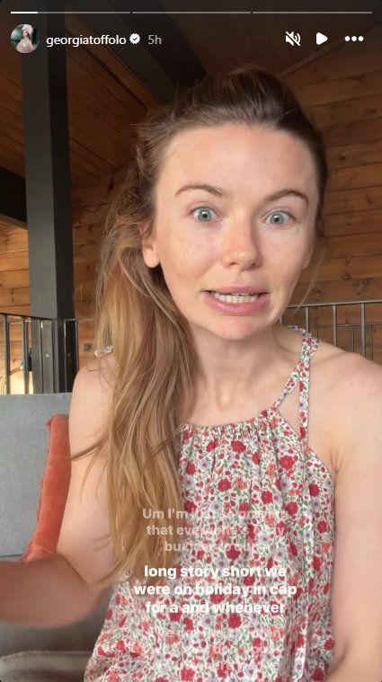 Georgia Toffolo and husband James Watt narrowly avoid wildfire evacuation by fleeing Cap Ferret holiday — News story on dripviewz