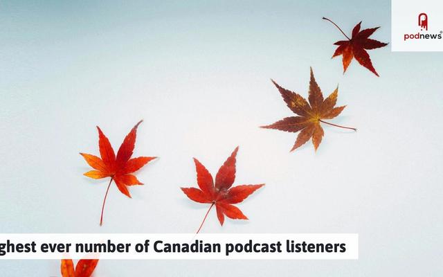 Highest ever number of Canadian podcast listeners