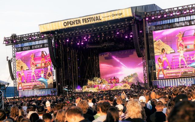 JENNIE performs unreleased new songs during Open'er Festival 2026 headline set