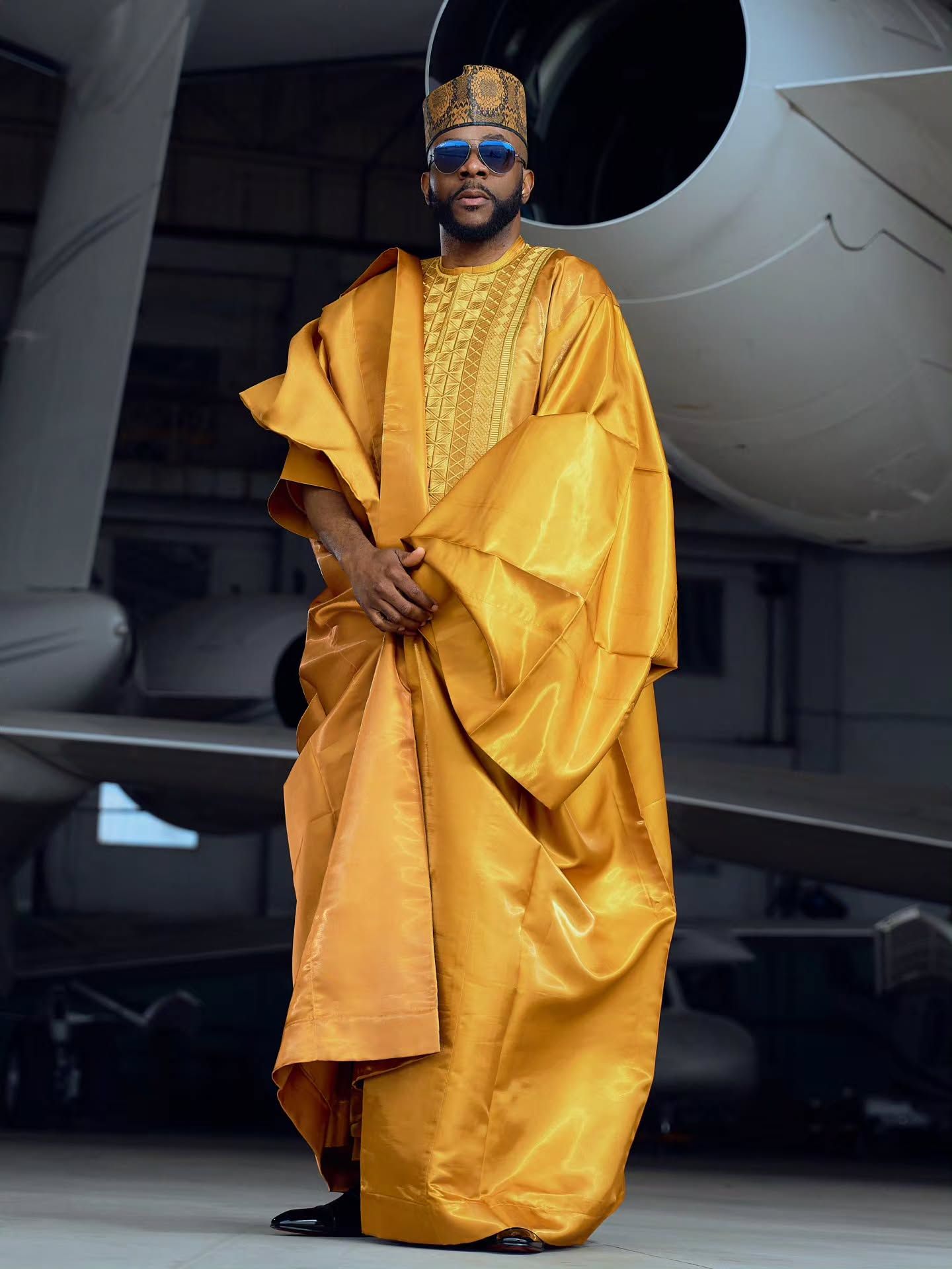 Ebuka Obi-Uchendu Looks Every Bit the Stylish Northerner in This Golden Babariga | See Photos — Reality Tv story on dripviewz