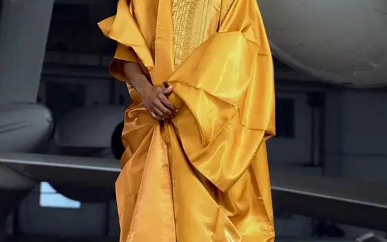 Ebuka Obi-Uchendu Looks Every Bit the Stylish Northerner in This Golden Babariga | See Photos