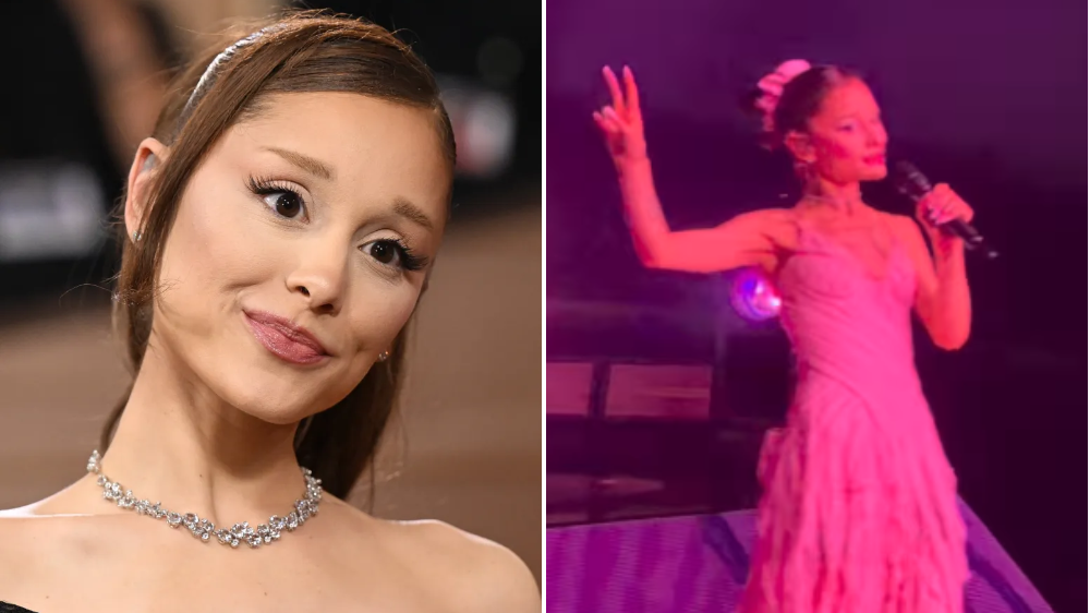 Ariana Grande pokes fun at failed marriage with 'messy' dance move — News story on dripviewz