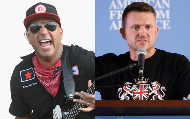 Tom Morello shares message for Tommy Robinson at Download 2026 — News story on dripviewz
