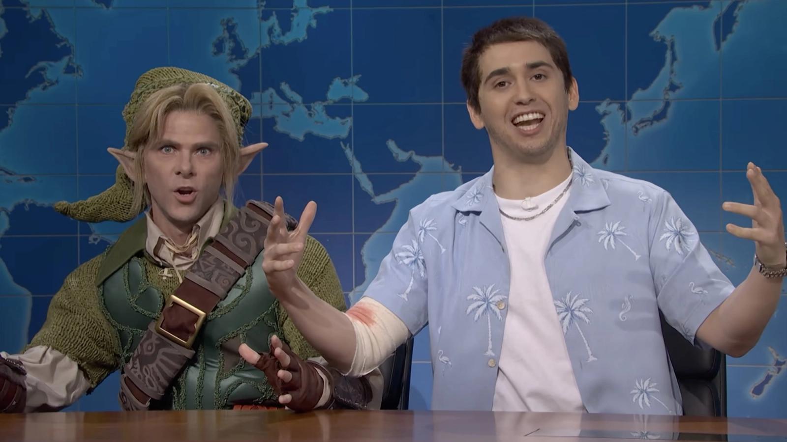Jason from GTA 6 feuds with Link from The Legend of Zelda on SNLs Weekend Update — News news on dripviewz