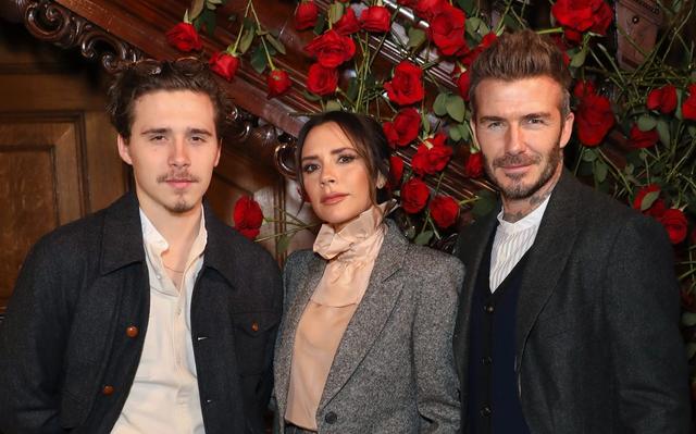 David and Victoria Beckham share olive branch for 'beautiful' son Brooklyn despite advert dig