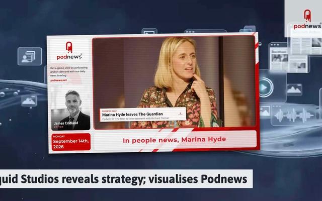 Liquid Studios reveals strategy; visualises Podnews — Reality Tv story on dripviewz