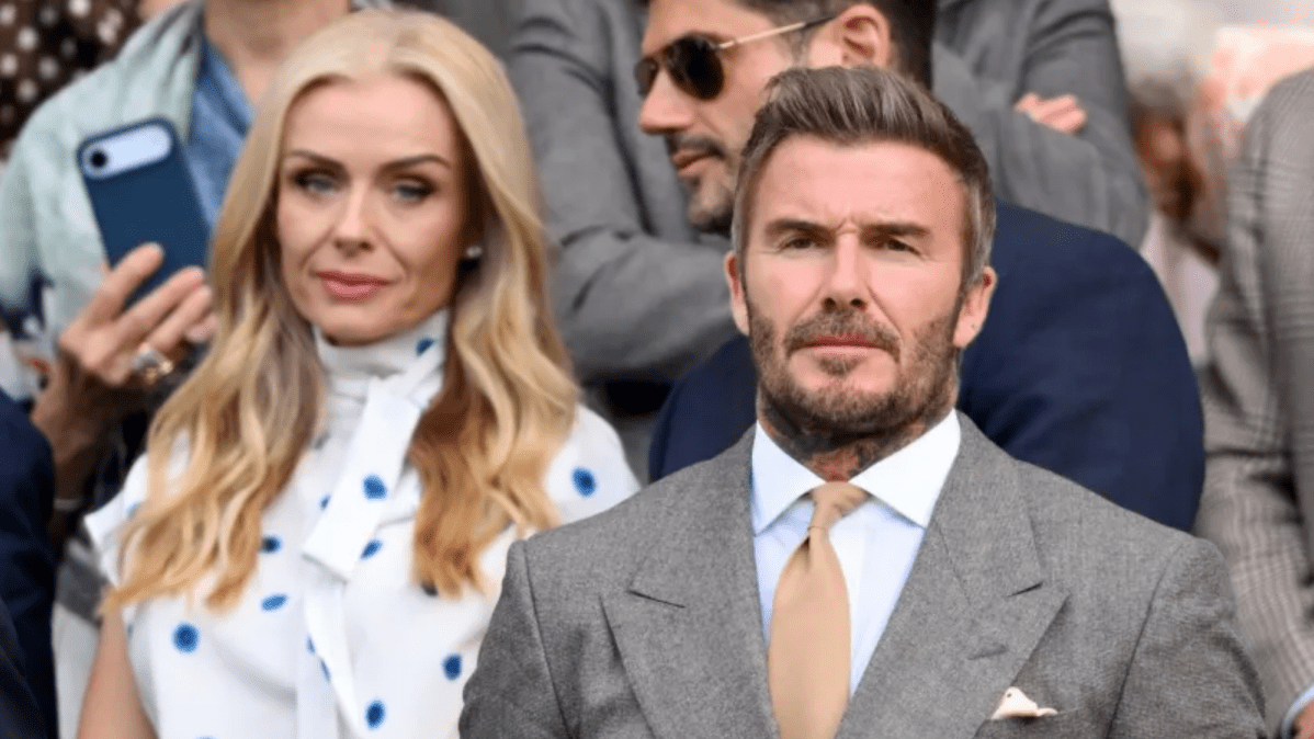 David Beckham awkwardly sits near Katherine Jenkins at Wimbledon after feud — Sports news on dripviewz