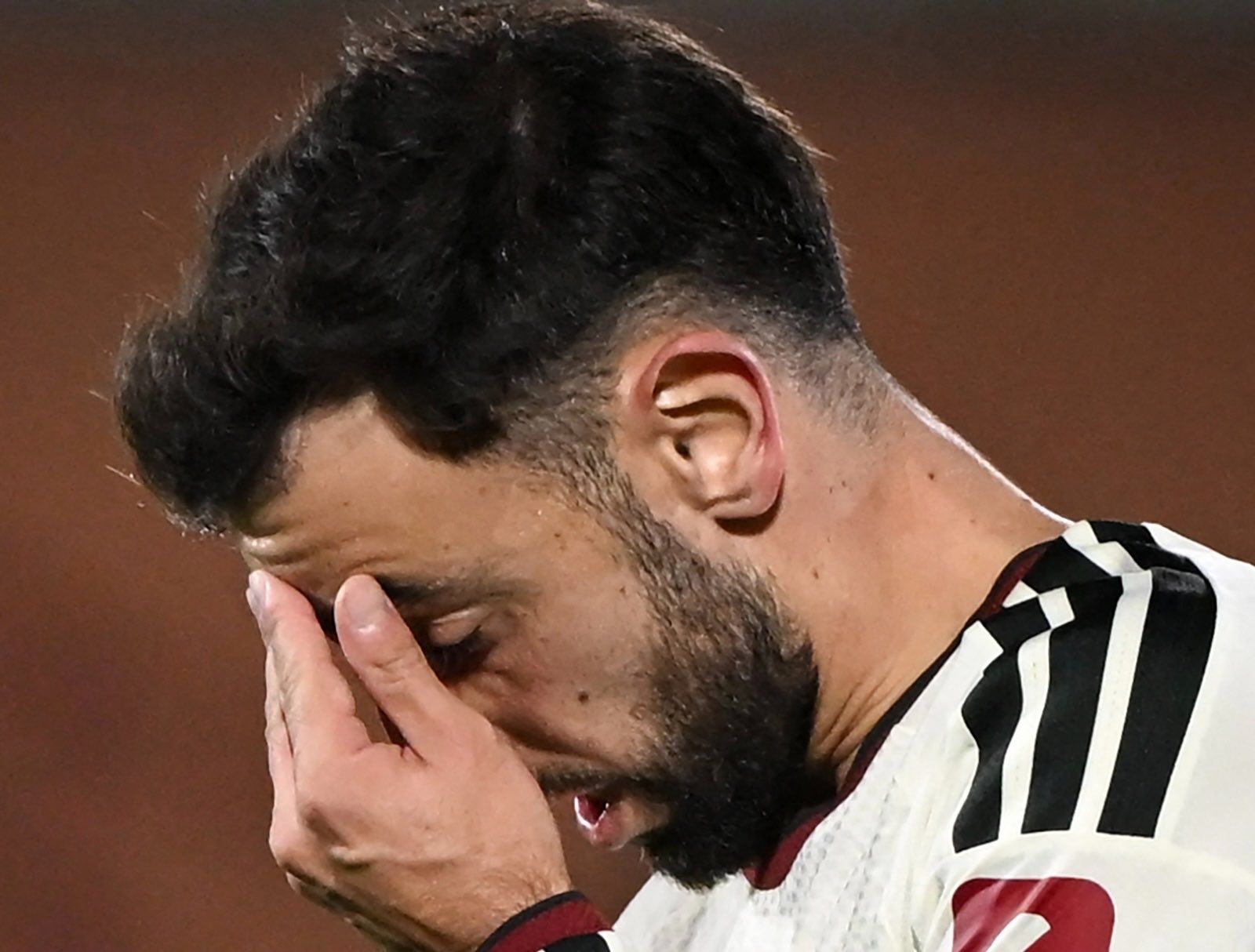 Bruno Fernandes reacts to Manchester United's recent form