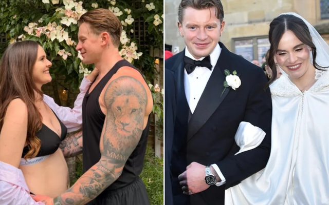 Holly Ramsay and Adam Peaty expecting first baby months after drama-filled wedding — News story on dripviewz