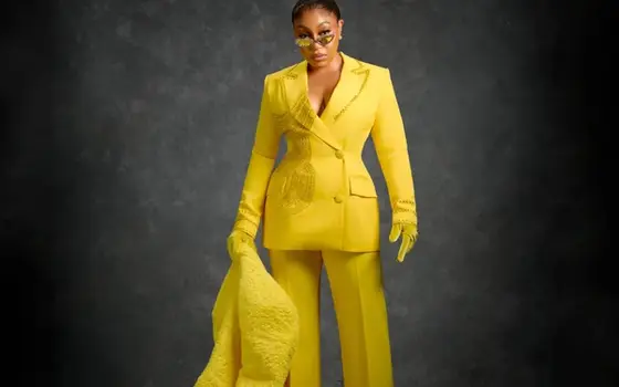 Rita Dominic Turns Up in Monochrome Yellow for Her Birthday and the Look Is Stunning