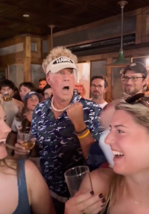 Will Ferrell crashes England fans' World Cup party to belt out Sweet Caroline