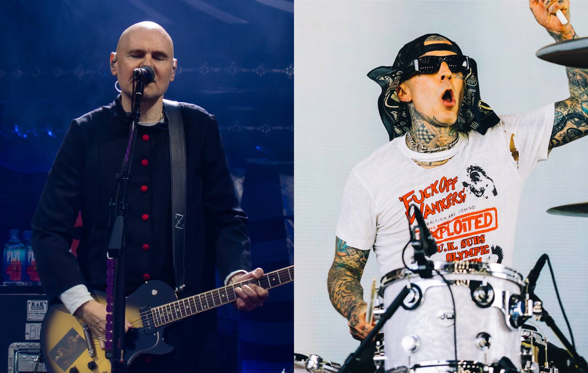 Smashing Pumpkins' Billy Corgan calls Blink-182's Travis Barker the "most influential" drummer of the last 30 years — News story on dripviewz