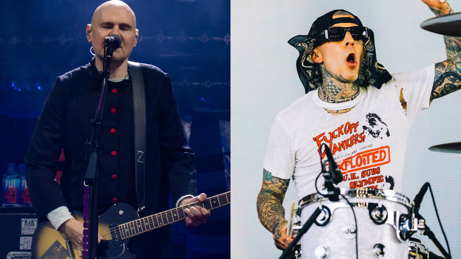 Smashing Pumpkins' Billy Corgan calls Blink-182's Travis Barker the "most influential" drummer of the last 30 years — News news on dripviewz