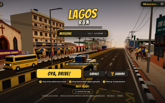 How a Berlin-based developer turned Lagos traffic into a viral game — News story on dripviewz