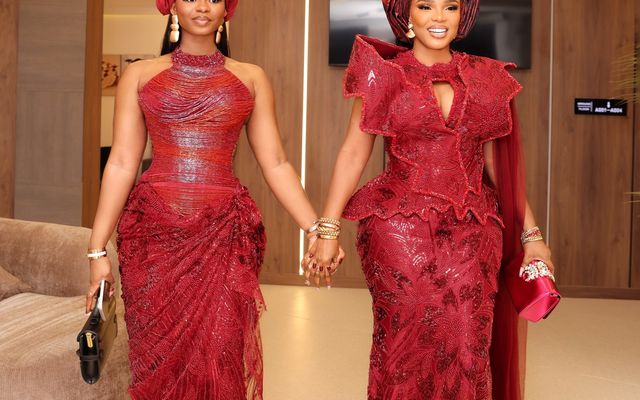Same Lace, Different Styles! Iyabo & Priscilla Ojo's Asoebi Looks Are So Beautiful — Fashion story on dripviewz