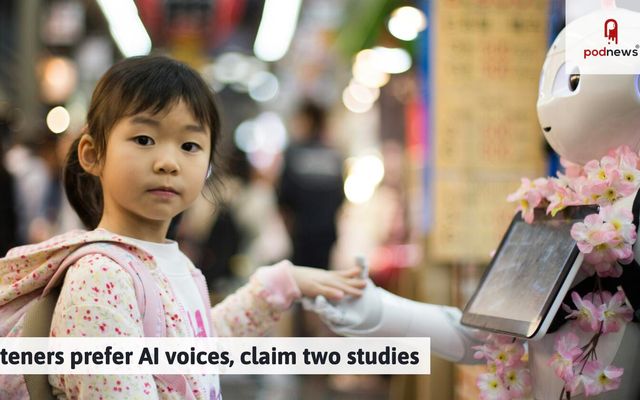 Listeners prefer AI voices, claim two studies — News story on dripviewz